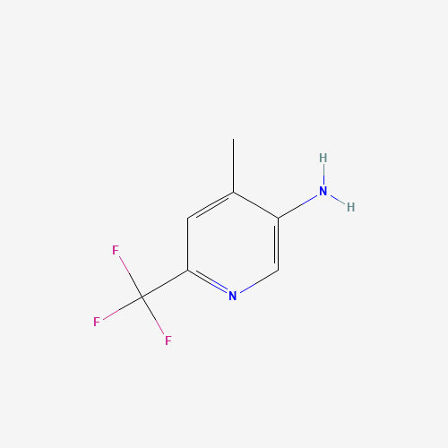 4-Methyl-6-trifluoromethyl-pyridin-3-ylamine (CAS: 944317-54-8) - Chemical Structure and Molecular Formula 