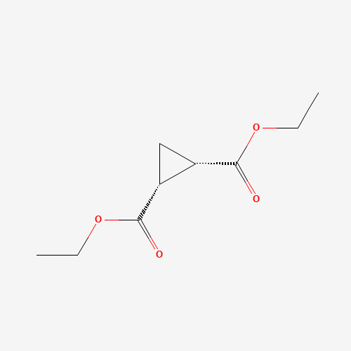 Diethyl cis-cyclopropane-1,2-dicarboxylate (CAS: 710-43-0) - Chemical Structure and Molecular Formula 