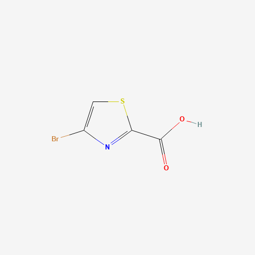 4-Bromothiazole-2-carboxylic acid chemical structure 4-Bromothiazole-2-carboxylic acid (CAS: 88982-82-5) - Chemical Structure and Molecular Formula