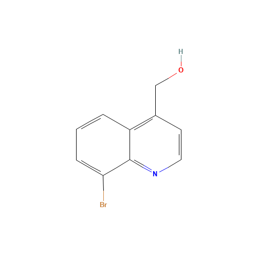 (8-Bromoquinolin-4-yl)methanol (CAS: 1190315-99-1) - Chemical Structure and Molecular Formula 