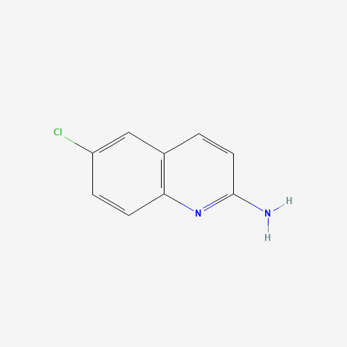6-Chloroquinolin-2-amine (CAS: 18672-02-1) - Chemical Structure and Molecular Formula 