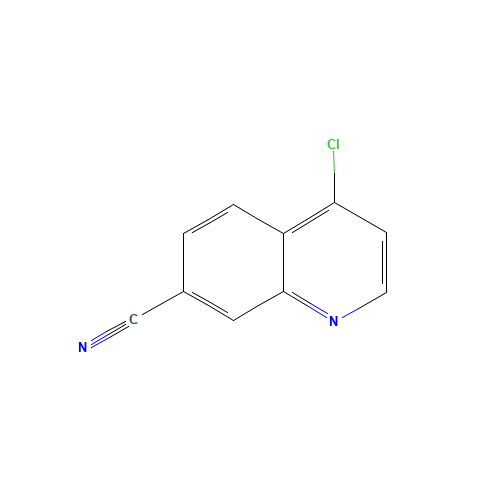 4-Chloroquinoline-7-carbonitrile (CAS: 181950-55-0) - Chemical Structure and Molecular Formula 