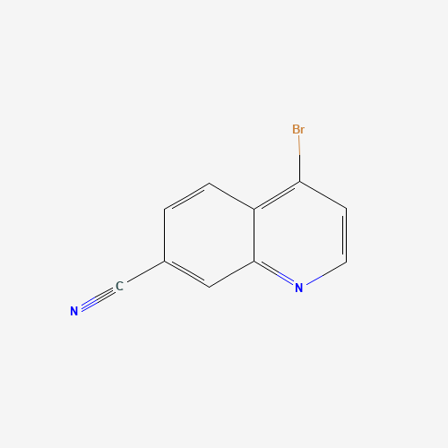 4-Bromoquinoline-7-carbonitrile (CAS: 1242063-18-8) - Chemical Structure and Molecular Formula 