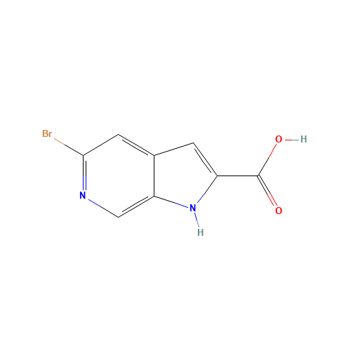 5-Bromo-1H-pyrrolo[2,3-c]pyridine-2-carboxylic acid (CAS: 800401-71-2) - Related Chemical Product