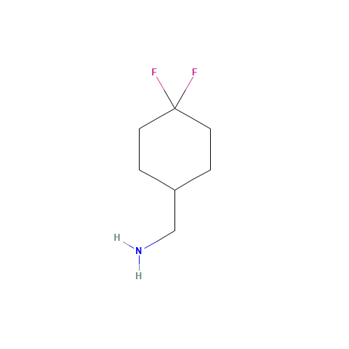 (4,4-Difluorocyclohexyl)methylamine (CAS: 810659-05-3) - Chemical Structure and Molecular Formula 