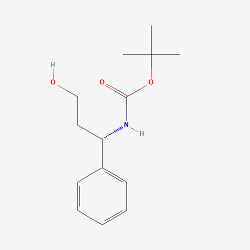 (S)-N-Boc-3-amino-3-phenyl-propan-1-ol (CAS: 718611-17-7) - Related Chemical Product