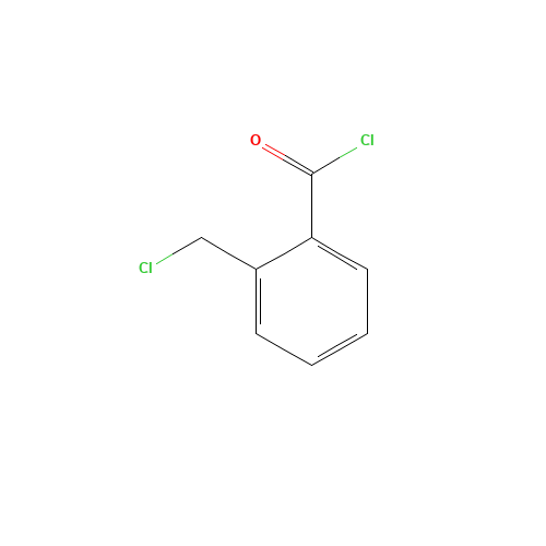 2-(Chloromethyl)benzoyl chloride (CAS: 42908-86-1) - Chemical Structure and Molecular Formula 