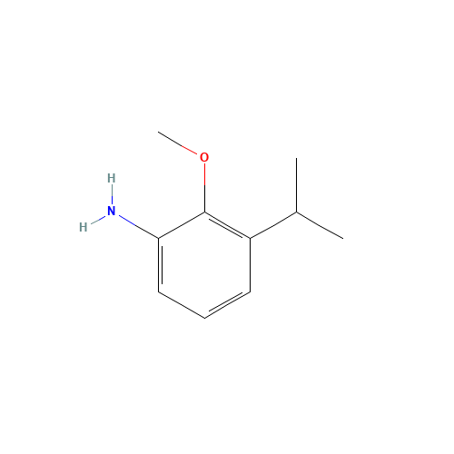 3-Isopropyl-2-methoxyaniline (CAS: 723334-17-6) - Chemical Structure and Molecular Formula 