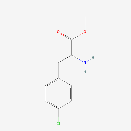Methyl 2-amino-3-(4-chlorophenyl)propanoate (CAS: 23434-96-0) - Chemical Structure and Molecular Formula 