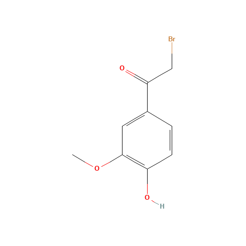 2-Bromo-1-(4-hydroxy-3-methoxyphenyl)ethanone (CAS: 69638-06-8) - Related Chemical Product