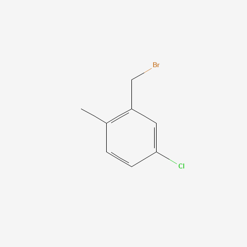2-(Bromomethyl)-4-chloro-1-methylbenzene (CAS: 869721-21-1) - Chemical Structure and Molecular Formula 