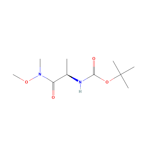 (R)-tert-Butyl 1-(methoxy(methyl)amino)-1-oxopropan-2-ylcarbamate (CAS: 146553-06-2) - Related Chemical Product