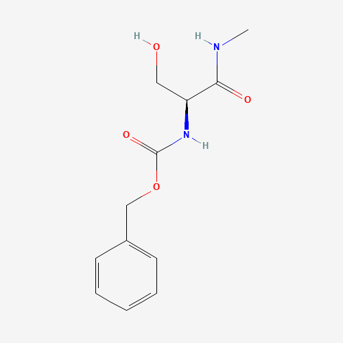 (S)-Benzyl 3-hydroxy-1-(methylamino)-1-oxopropan-2-ylcarbamate (CAS: 19647-68-8) - Related Chemical Product