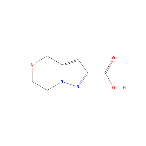 6,7-Dihydro-4H-pyrazolo[5,1-c][1,4]oxazine-2-carboxylic acid (CAS: 1219694-53-7) - Related Chemical Product