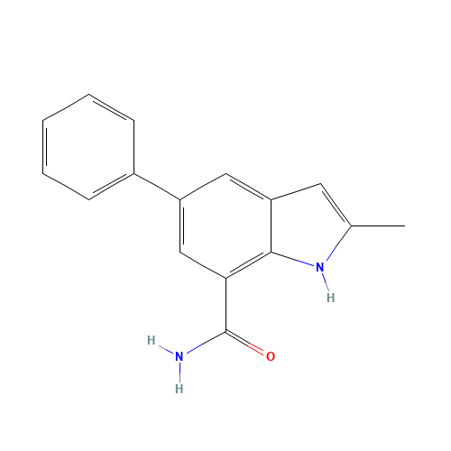2-Methyl-5-phenyl-1H-indole-7-carboxamide (CAS: 943607-57-6) - Related Chemical Product