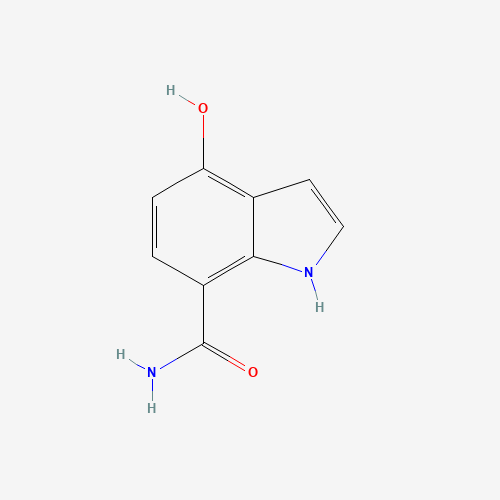 4-Hydroxy-1H-indole-7-carboxamide (CAS: 1211594-40-9) - Chemical Structure and Molecular Formula 
