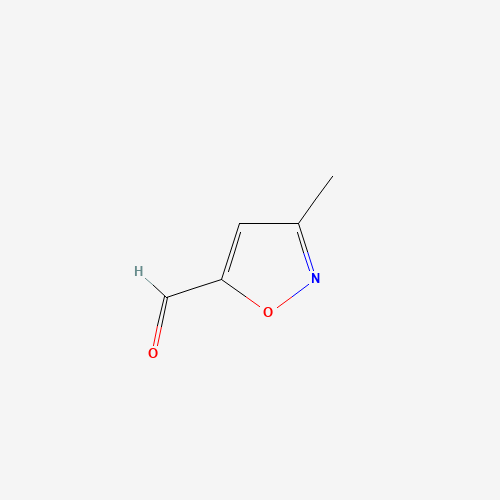 3-Methylisoxazole-5-carbaldehyde (CAS: 70753-36-5) - Chemical Structure and Molecular Formula 