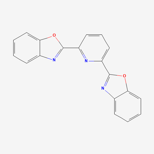 2,6-Di(benzo[d]oxazol-2-yl)pyridine (CAS: 33858-36-5) - Chemical Structure and Molecular Formula 