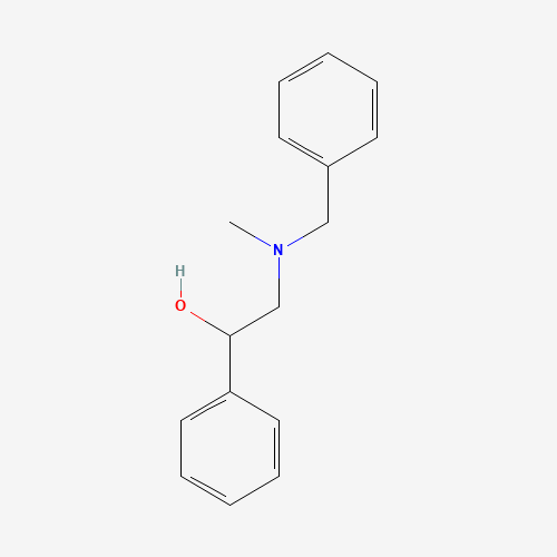 2-(Benzyl(methyl)amino)-1-phenylethanol (CAS: 29194-04-5) - Chemical Structure and Molecular Formula 