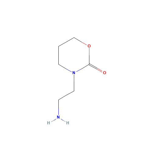 3-(2-Aminoethyl)-1,3-oxazinan-2-one (CAS: 936940-07-7) - Chemical Structure and Molecular Formula 