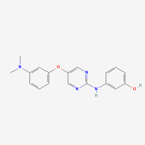 3-(5-(3-(Dimethylamino)phenoxy)pyrimidin-2-ylamino)phenol (CAS: 956128-01-1) - Related Chemical Product