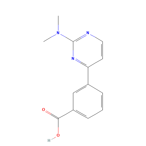 3-(2-(Dimethylamino)pyrimidin-4-yl)benzoic acid (CAS: 1083401-18-6) - Related Chemical Product