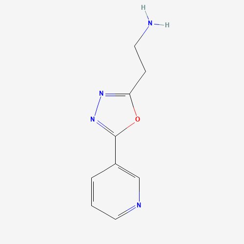 2-(5-(Pyridin-3-yl)-1,3,4-oxadiazol-2-yl)-ethanamine (CAS: 933754-48-4) - Related Chemical Product