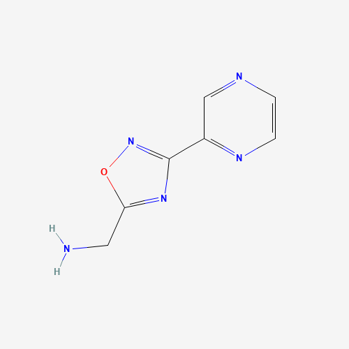 (3-(Pyrazin-2-yl)-1,2,4-oxadiazol-5-yl)methanamine (CAS: 1157834-49-5) - Related Chemical Product