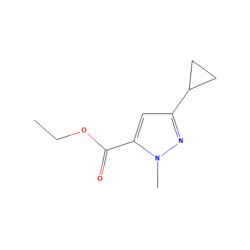Ethyl 3-cyclopropyl-1-methyl-1H-pyrazole-5-carboxylate (CAS: 133261-11-7) - Related Chemical Product