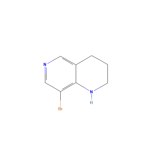 8-Bromo-1,2,3,4-tetrahydro-[1,6]naphthyridine (CAS: 362606-16-4) - Related Chemical Product