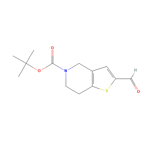 tert-Butyl 2-formyl-6,7-dihydrothieno-[3,2-c]pyridine-5(4H)-carboxylate (CAS: 165947-55-7) - Related Chemical Product