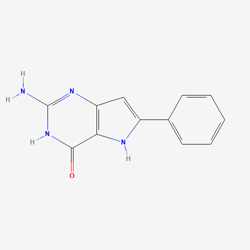 2-Amino-6-phenyl-5H-pyrrolo[3,2-d]pyrimidin-4-ol (CAS: 237435-29-9) - Related Chemical Product