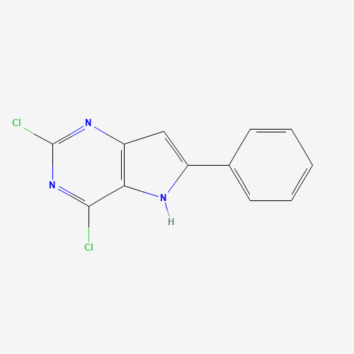 2,4-Dichloro-6-phenyl-5H-pyrrolo[3,2-d]pyrimidine (CAS: 237435-80-2) - Related Chemical Product