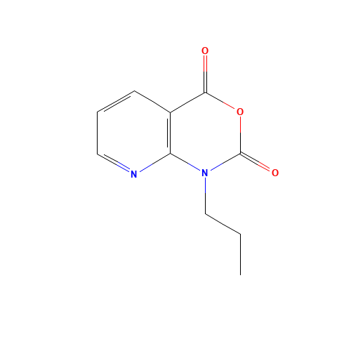 1-Propyl-1H-pyrido[2,3-d][1,3]oxazine-2,4-dione (CAS: 111396-09-9) - Chemical Structure and Molecular Formula 
