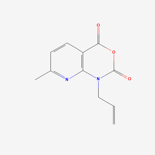1-Allyl-7-methyl-1H-pyrido[2,3-d][1,3]oxazine-2,4-dione (CAS: 97484-82-7) - Chemical Structure and Molecular Formula 