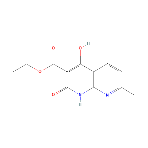 Ethyl 4-hydroxy-7-methyl-2-oxo-1,2-dihydro-1,8-naphthyridine-3-carboxylate (CAS: 76336-15-7) - Related Chemical Product