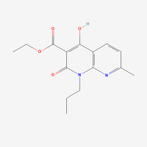 Ethyl 4-hydroxy-7-methyl-2-oxo-1-propyl-1,2-dihydro-1,8-naphthyridine-3-carboxylate (CAS: 76336-00-0) - Related Chemical Product