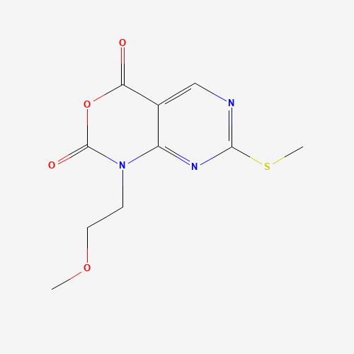 1-(2-Methoxyethyl)-7-(methylthio)-1H-pyrimido-[4,5-d][1,3]oxazine-2,4-dione (CAS: 76360-93-5) - Related Chemical Product