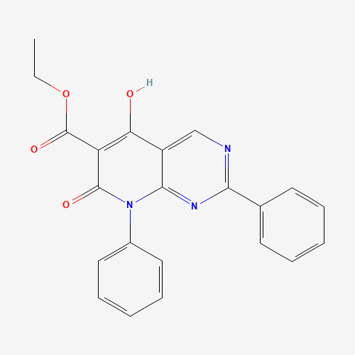 Ethyl 5-hydroxy-7-oxo-2,8-diphenyl-7,8-dihydropyrido[2,3-d]pyrimidine-6-carboxylate (CAS: 76360-75-3) - Related Chemical Product