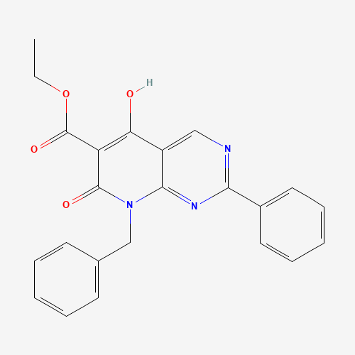 Ethyl 8-benzyl-5-hydroxy-7-oxo-2-phenyl-7,8-dihydropyrido[2,3-d]pyrimidine-6-carboxylate (CAS: 76377-80-5) - Related Chemical Product