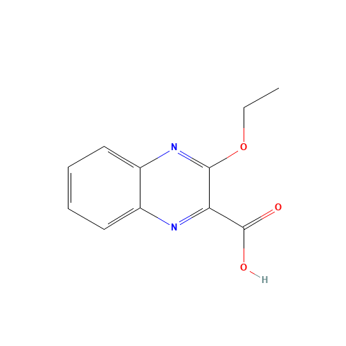 3-Ethoxyquinoxaline-2-carboxylic acid (CAS: 159782-18-0) - Chemical Structure and Molecular Formula 