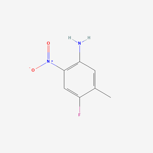 4-Fluoro-5-methyl-2-nitroaniline (CAS: 97389-10-1) - Chemical Structure and Molecular Formula 