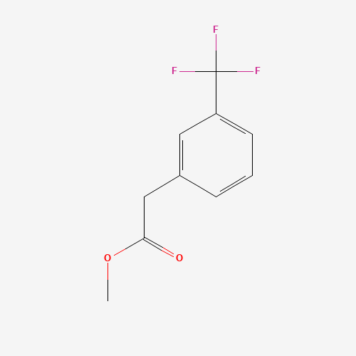 Methyl 2-[3-(trifluoromethyl)phenyl]acetate (CAS: 62451-84-7) - Chemical Structure and Molecular Formula 