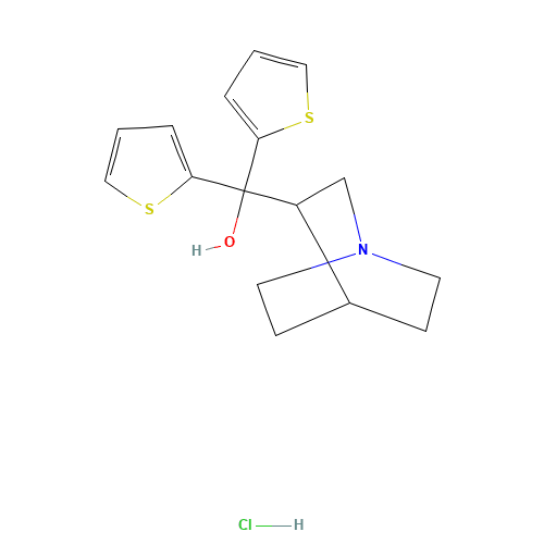 1-Azabicyclo[2.2.2]oct-3-yl(di-2-thienyl)methanol hydrochloride (CAS: 57734-76-6) - Related Chemical Product