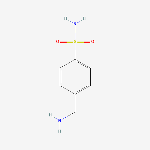 4-(Aminomethyl)benzenesulfonamide (CAS: 138-39-6) - Chemical Structure and Molecular Formula 