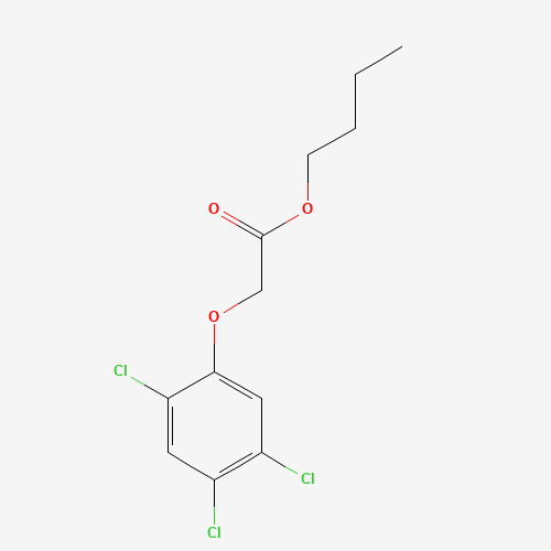 Butyl (2,4,5-trichlorophenoxy)acetate (CAS: 93-79-8) - Chemical Structure and Molecular Formula 