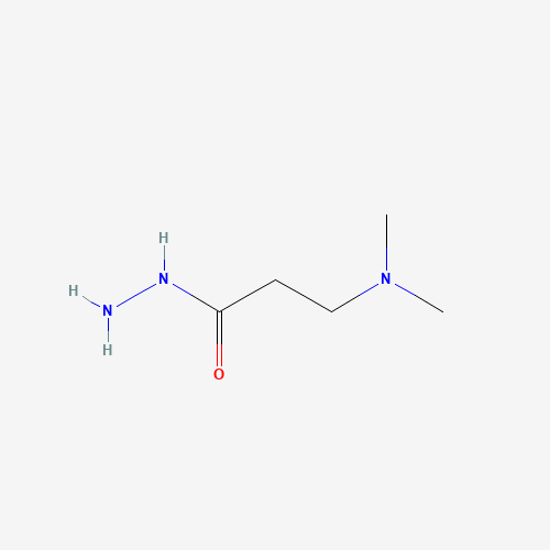 3-(Dimethylamino)propanohydrazide (CAS: 22636-79-9) - Chemical Structure and Molecular Formula 