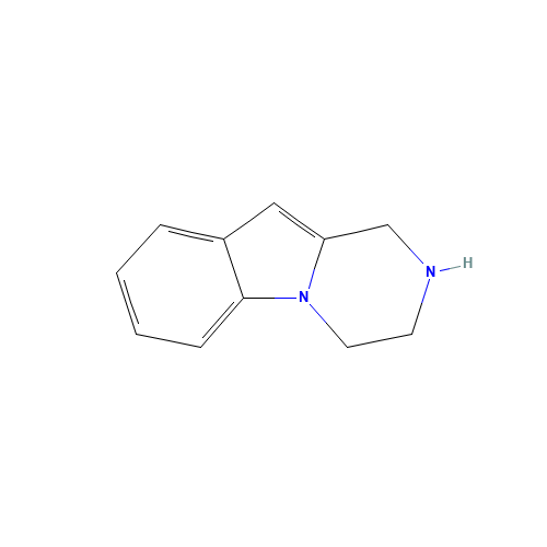 1,2,3,4-Tetrahydropyrazino[1,2-a]indole methanesulfonate (CAS: 41838-39-5) - Chemical Structure and Molecular Formula 