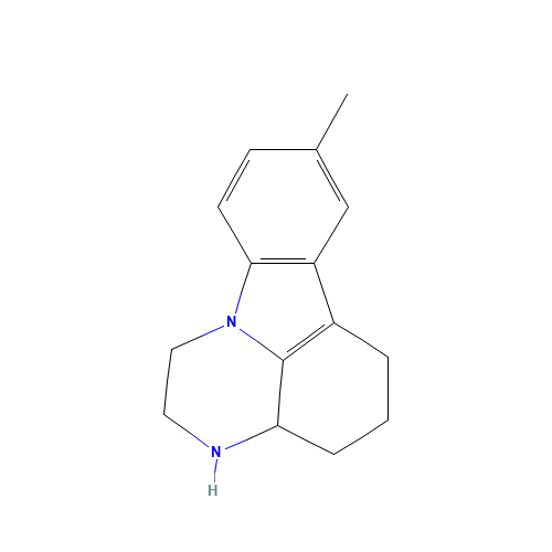 8-Methyl-2,3,3a,4,5,6-hexahydro-1H-pyrazino-[3,2,1-jk]carbazole methanesulfonate (CAS: 60762-57-4) - Related Chemical Product