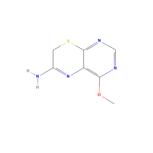4-Methoxy-7H-pyrimido[4,5-b][1,4]thiazin-6-amine (CAS: 37497-00-0) - Related Chemical Product